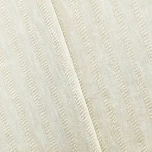 2 3/4 YD PC-Natural Beige Texture Stripe Linen Blend Fabric