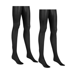 2 Pack Matt Pantyhose Black