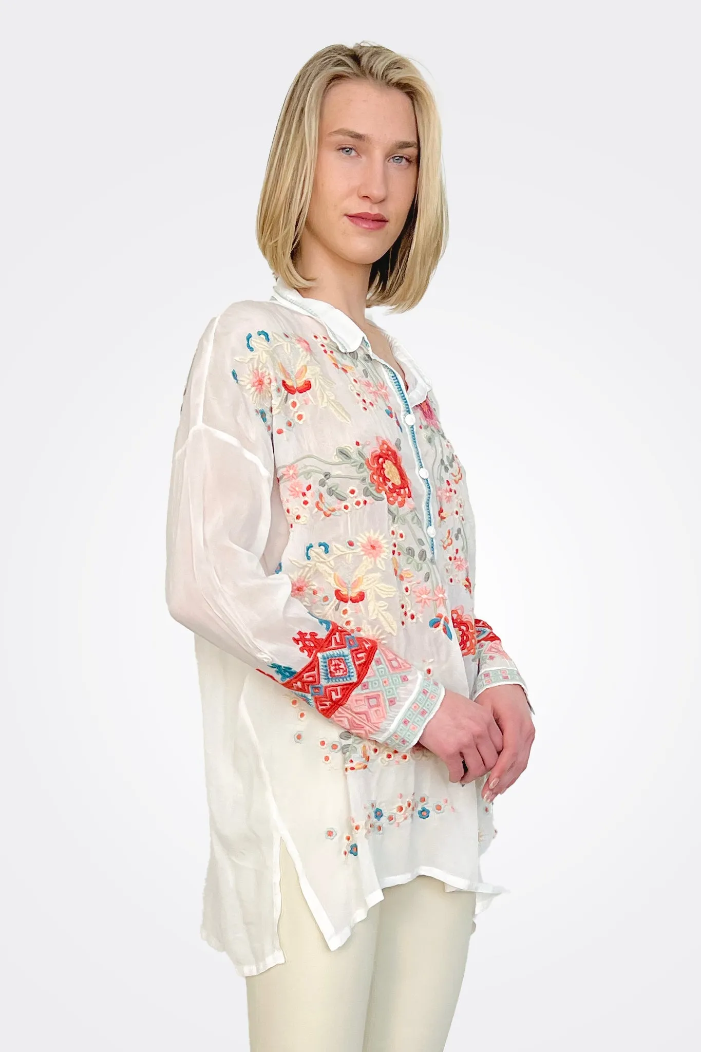 Adrina Blouse - White