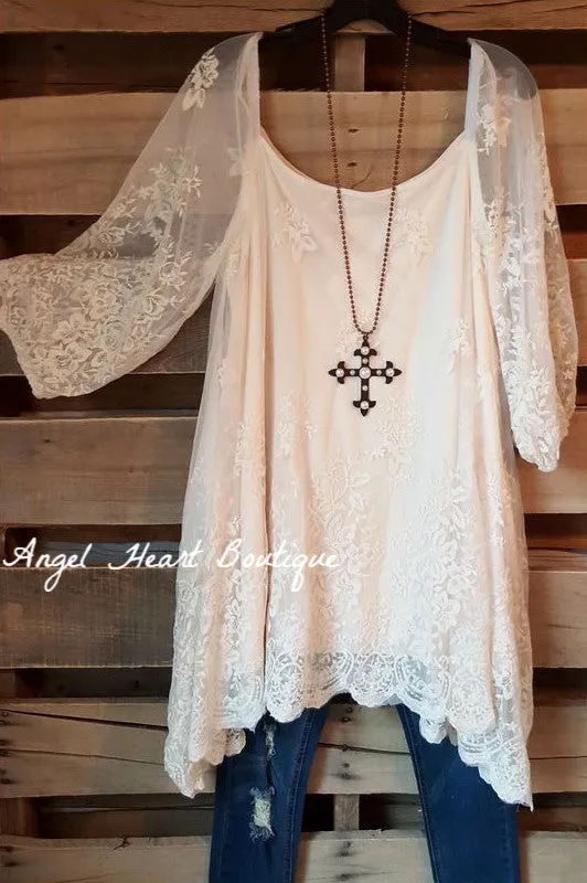 AHB EXCLUSIVE: More Than A Feeling Tunic - Beige