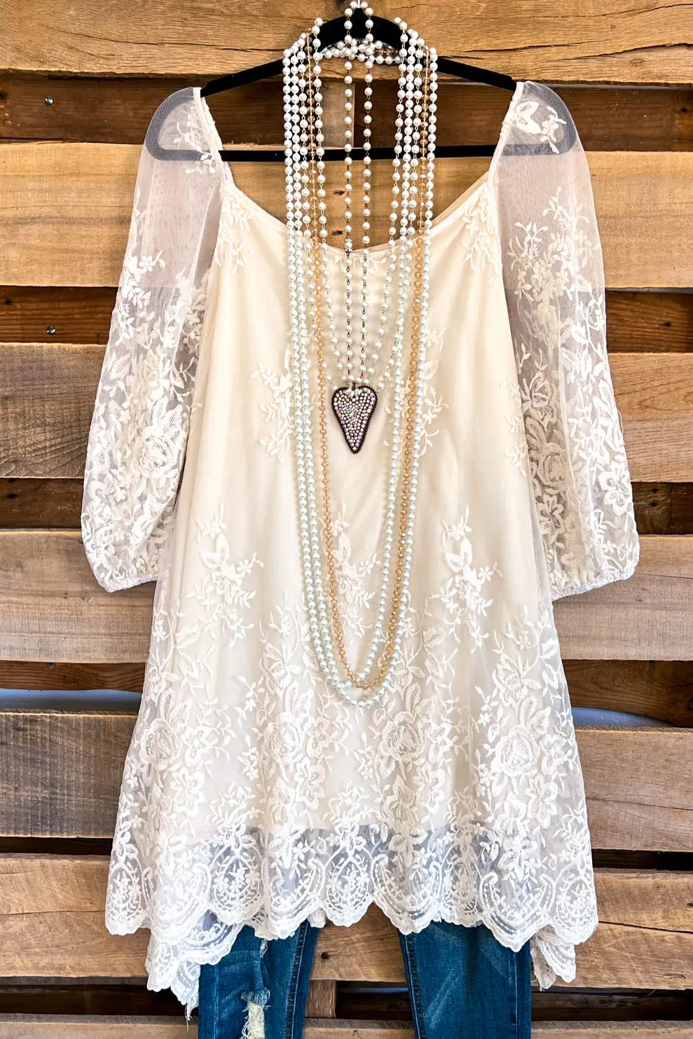 AHB EXCLUSIVE: More Than A Feeling Tunic - Beige