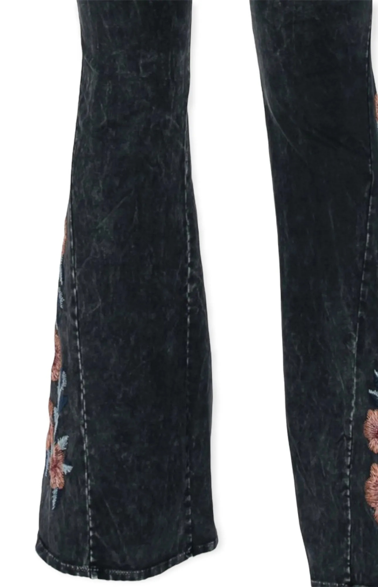 Amelia's Floral Embroidered Flare Pants