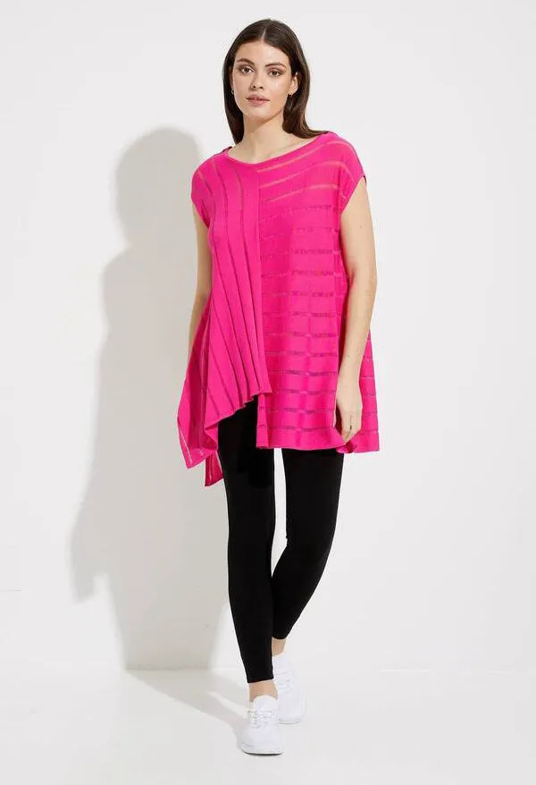 Asymmetric Hem Tunic Style Top