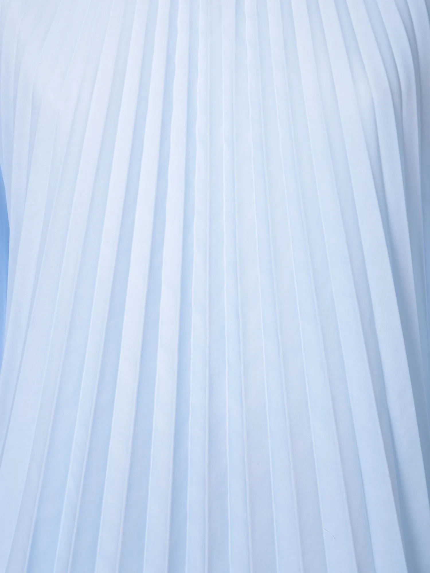 Asymmetric Pleated Tunic in Sky Blue