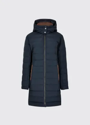 Ballybrophy Quilted Down Jacket - Navy