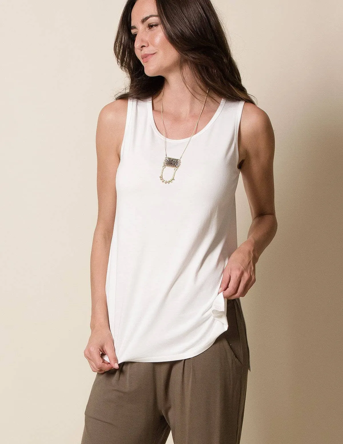 Bamboo / Organic Cotton Boxy Tank