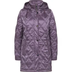 Barbara Lebek Diamond Quilted Coat | Lavender