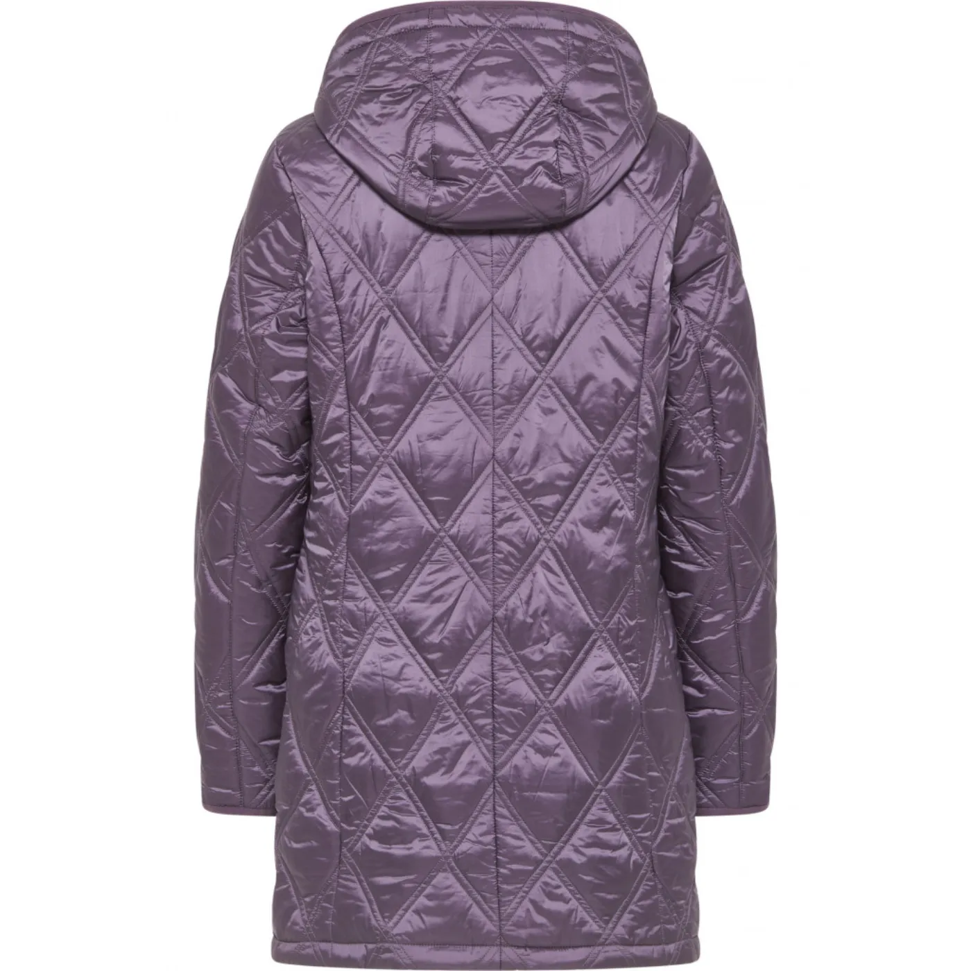 Barbara Lebek Diamond Quilted Coat | Lavender