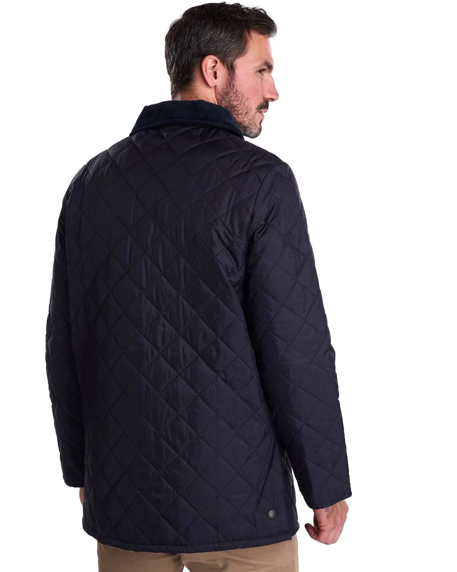 Barbour Liddesdale Quilted Jacket In Navy