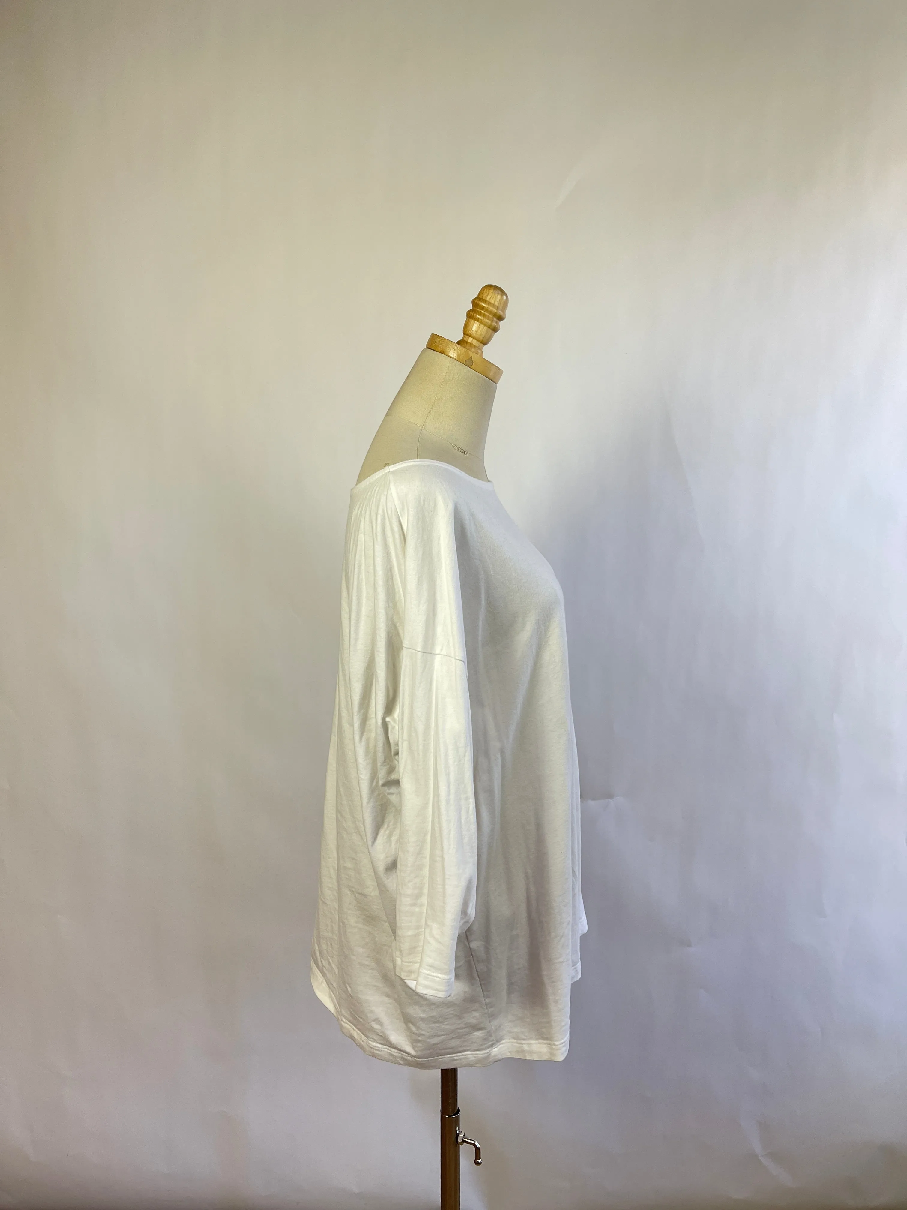 Beaumont Organic White Tunic Tee (S/M)