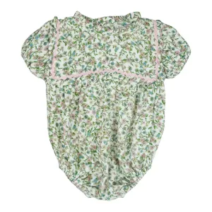 BEBE ORGANIC GREEN GARDEN LAURA ROMPER