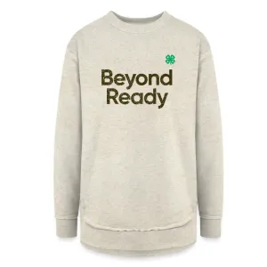 Beyond Ready Fade Women's Weekend Tunic Fleece Sweatshirt