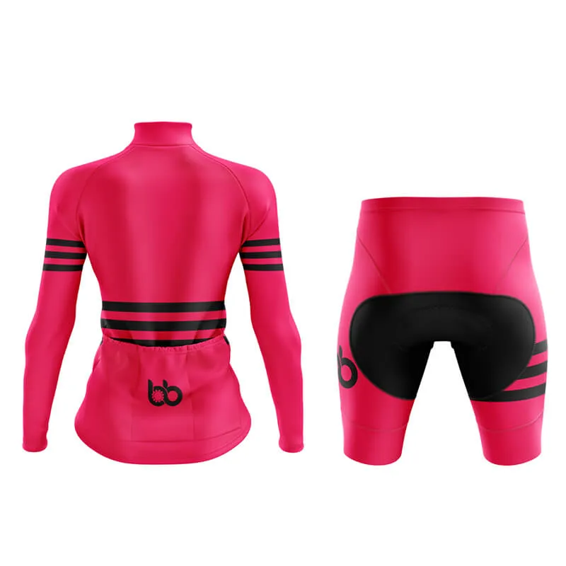 Bicycle Booth Stripes (Pink) Aero Cycling Kit