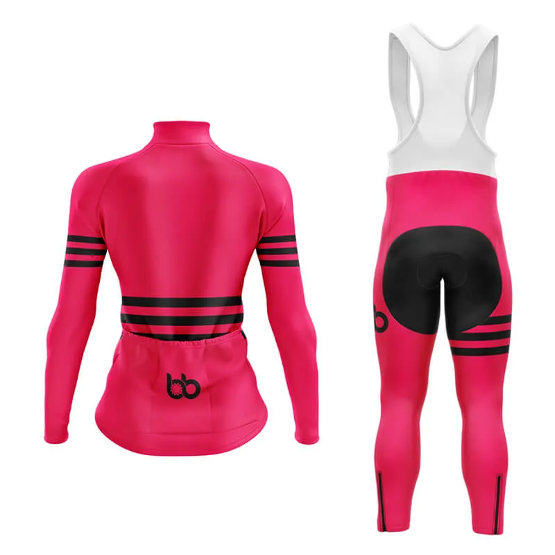 Bicycle Booth Stripes (Pink) Aero Cycling Kit