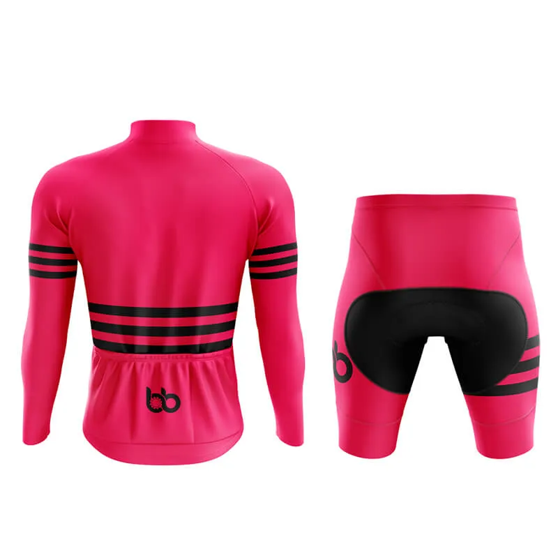 Bicycle Booth Stripes (Pink) Aero Cycling Kit