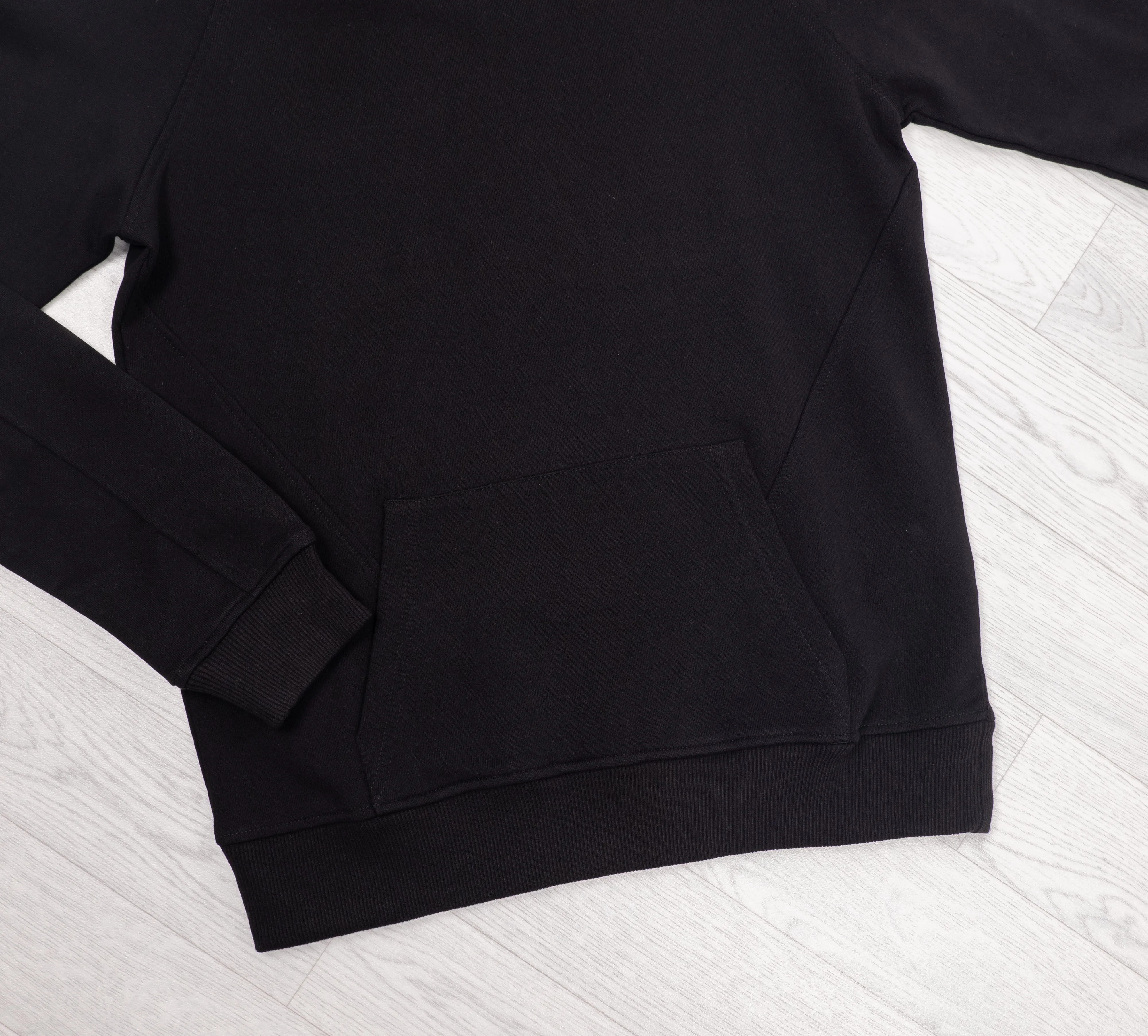 Black Neck Logo Print Jumper.