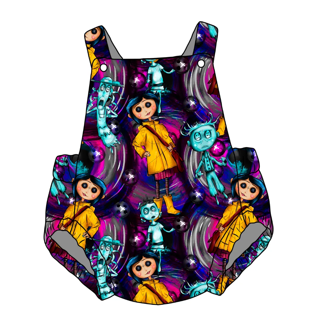 Blue Haired Cutie Unisex Baby Romper