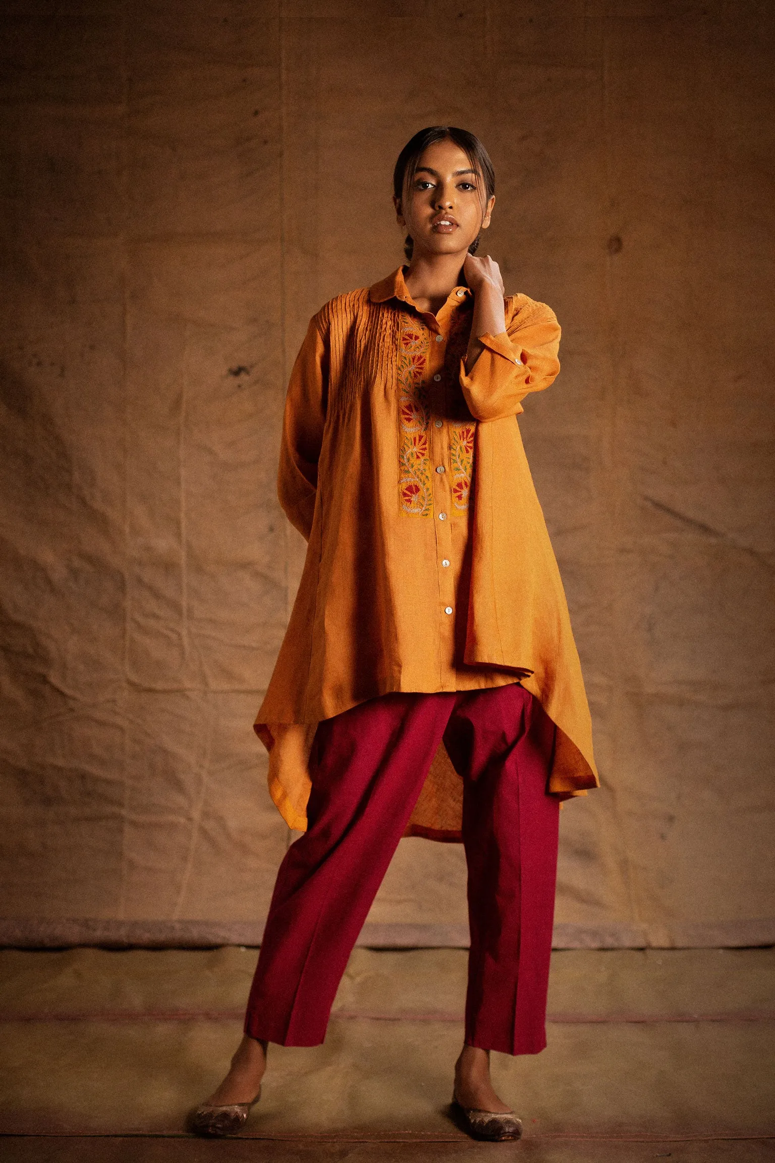 Burnt Orange Tunic