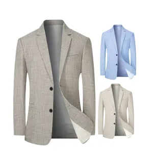 Causal Suit Jacket Single Breasted Notch Lapel Business Coat Wedding Groom Prom Outfit Blazer