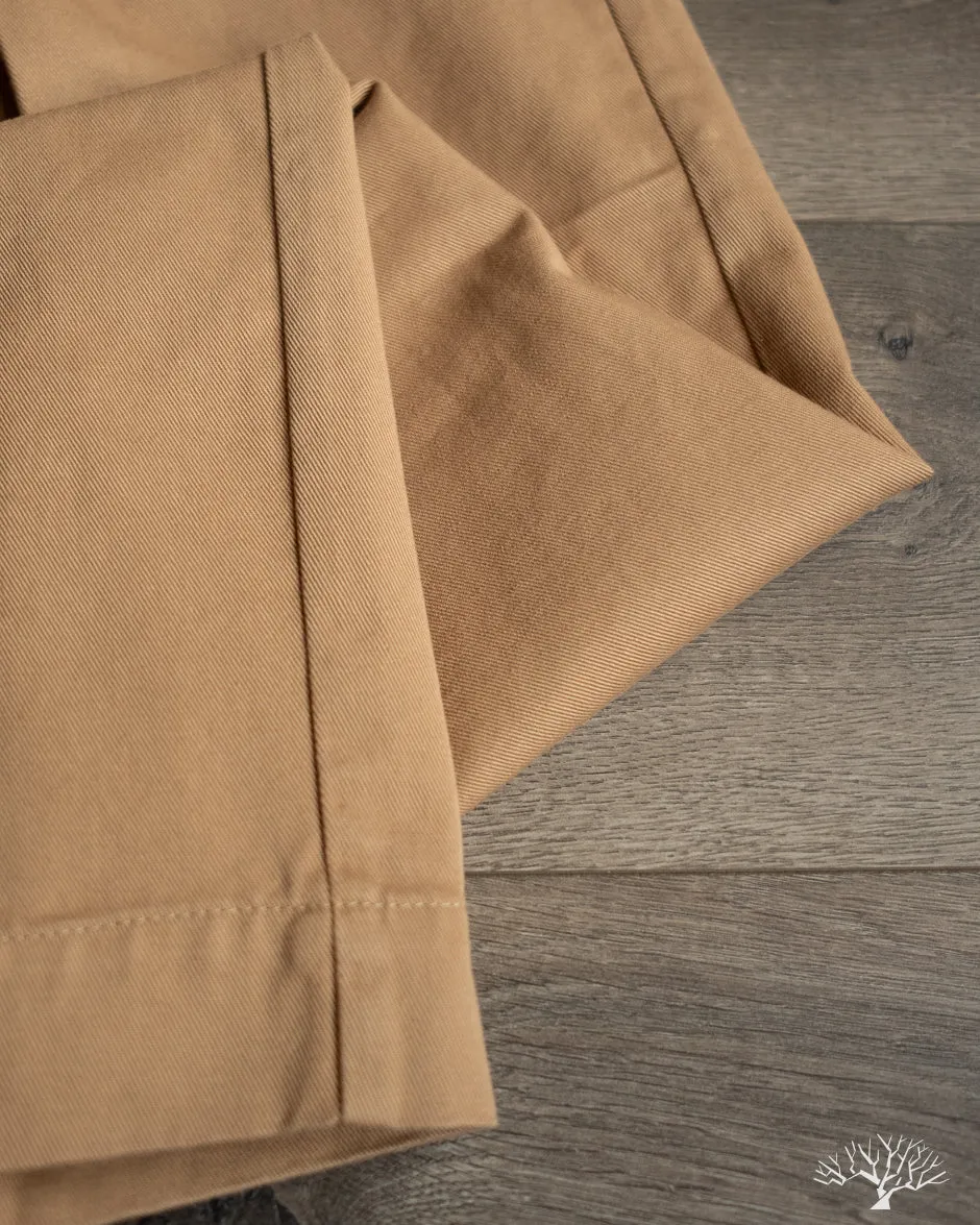 CHINO01 - Wide Cut Chinos - Khaki