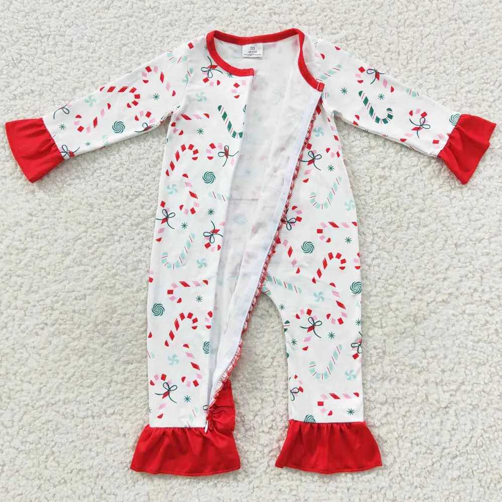 Christmas Infant Baby Rompers Boutique Jumpsuit LR0501