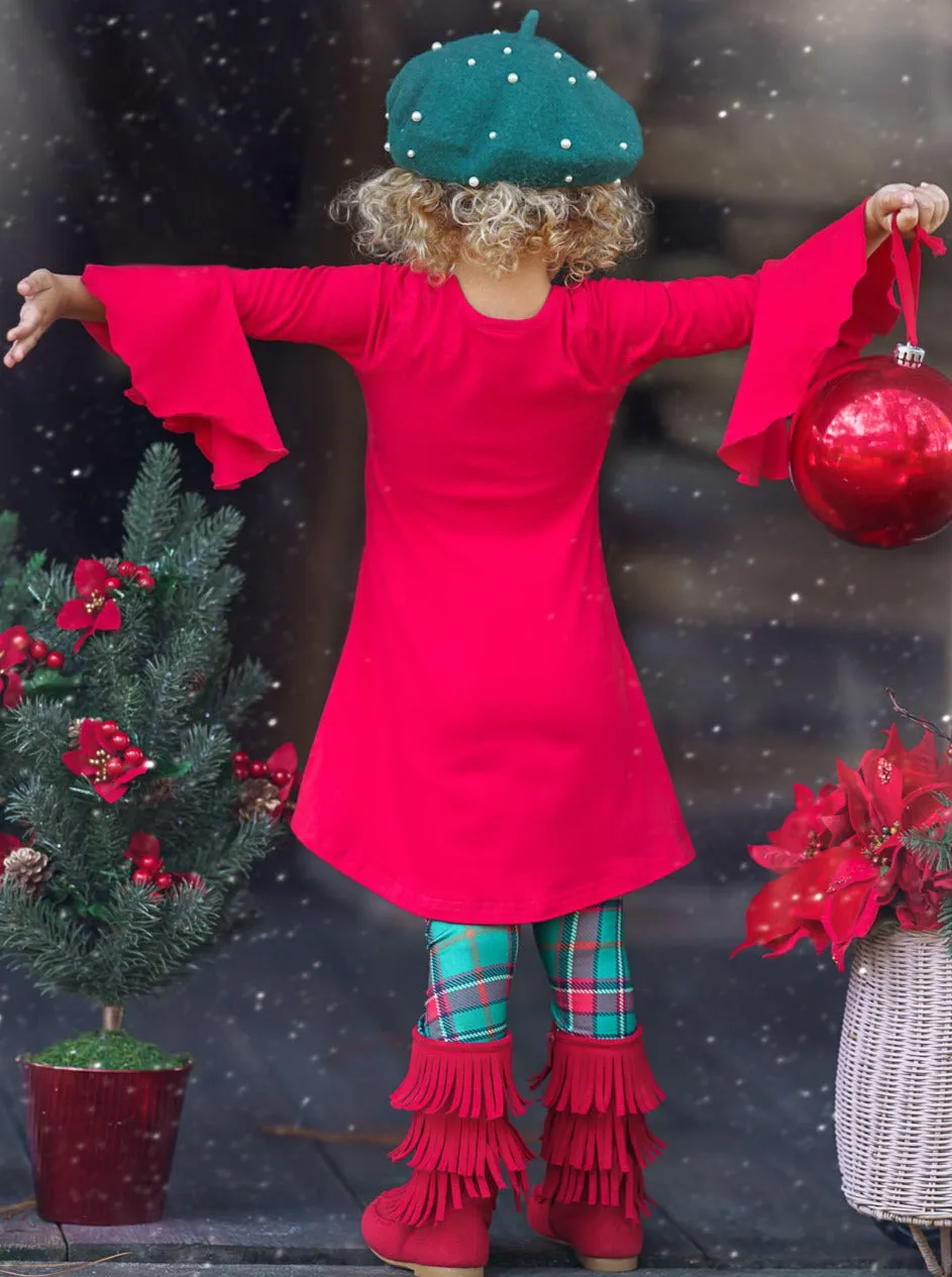 Christmas Spirit Hi-Lo Tunic And Legging Set