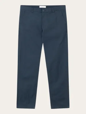 CHUCK regular chino poplin pant - Total Eclipse