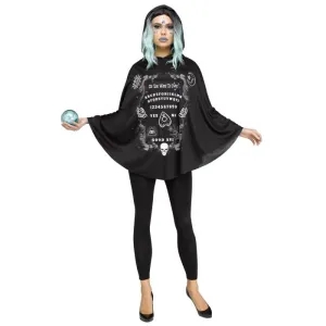 Costume femme poncho jeu Ouija