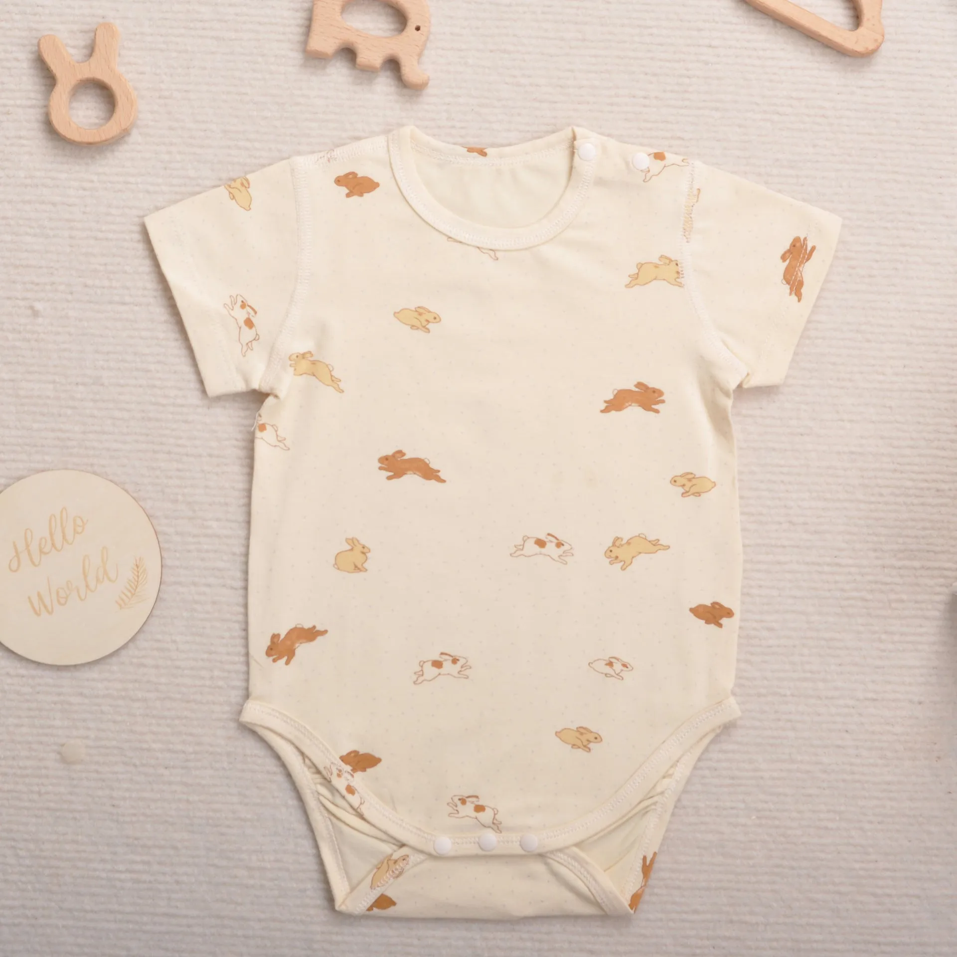 Cotton Baby Onesie (short and long sleeve options)