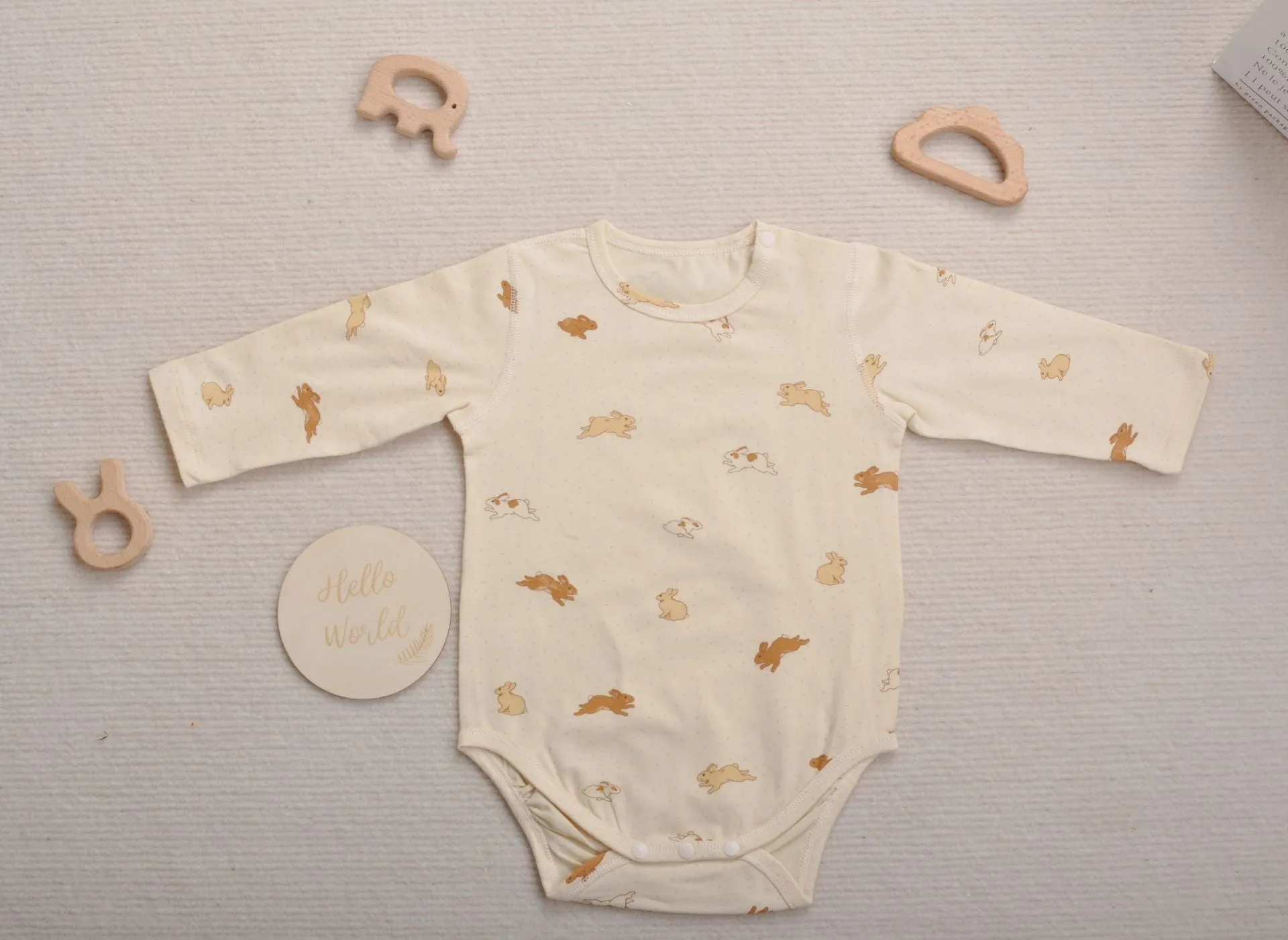 Cotton Baby Onesie (short and long sleeve options)