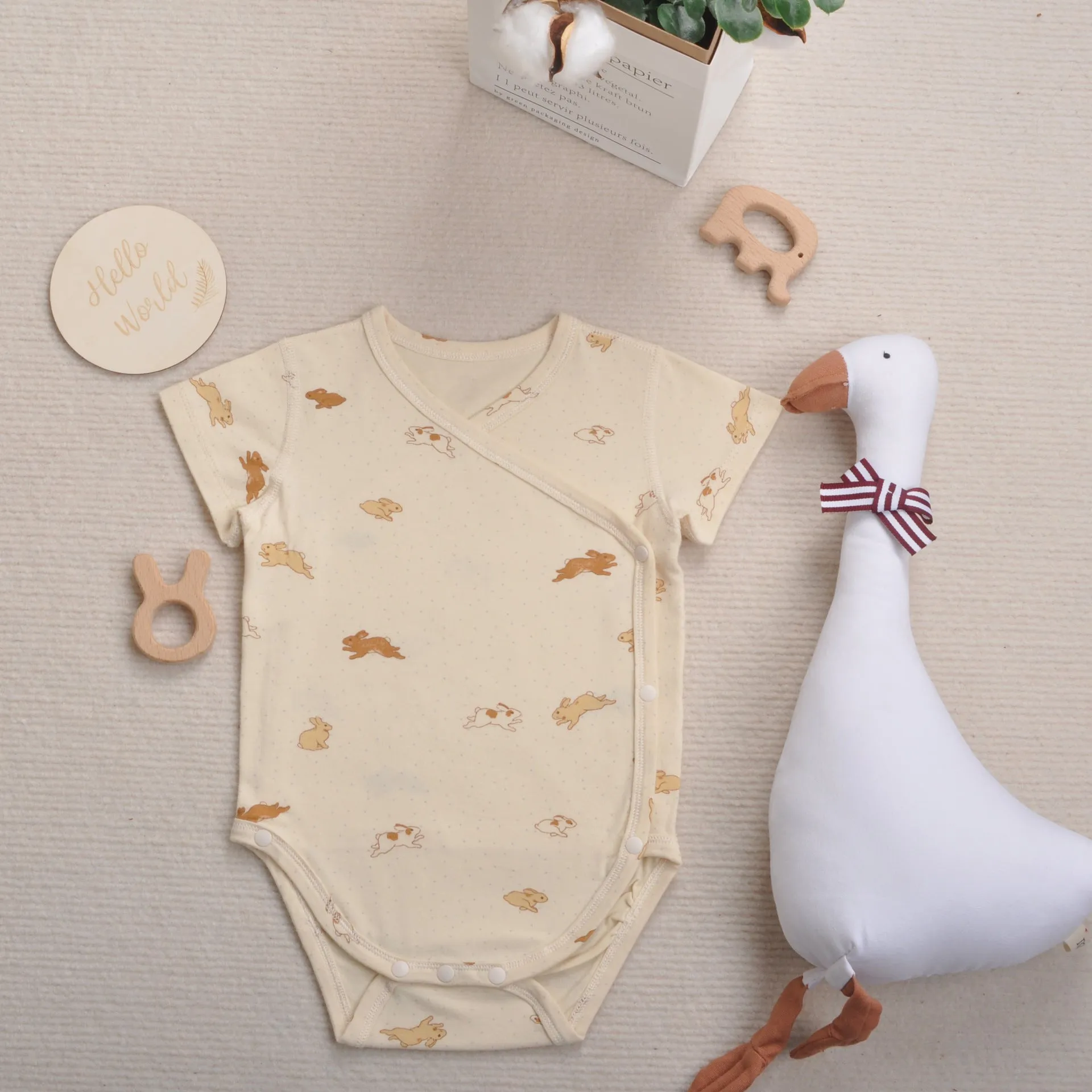 Cotton Baby Onesie (short and long sleeve options)