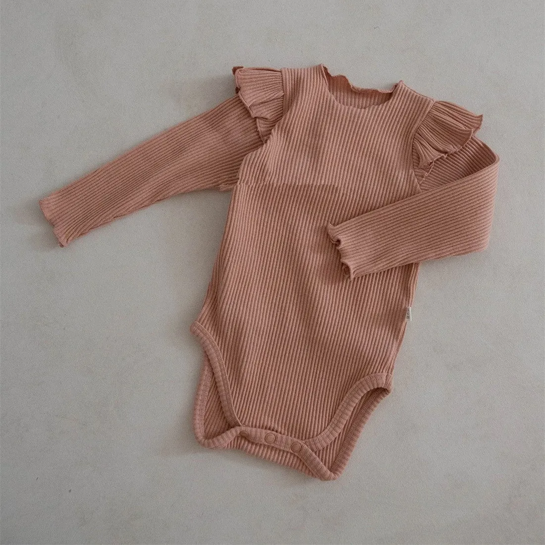 Cotton Fly Sleeve Romper