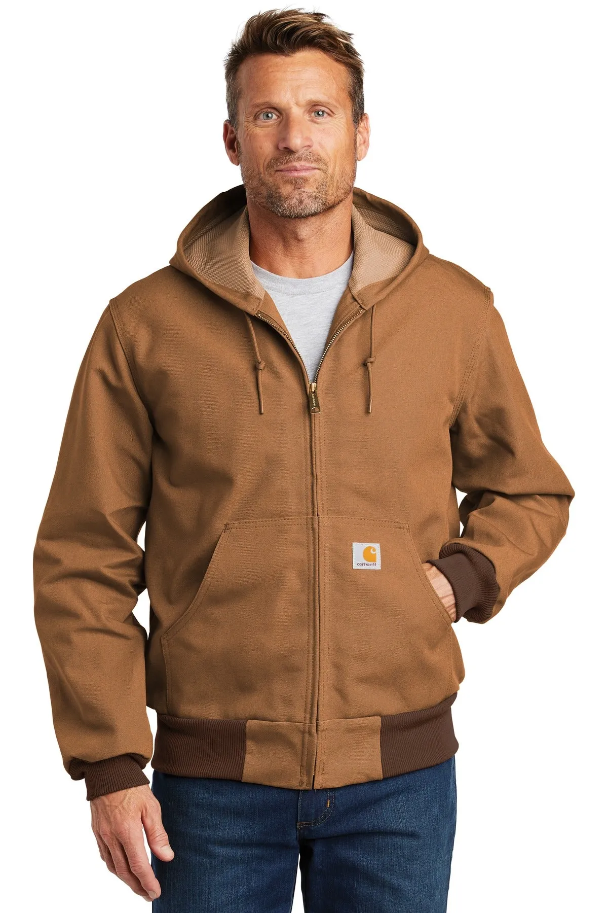 Custom Embroidered - Carhartt ® Thermal-Lined Duck Active Jac. CTJ131