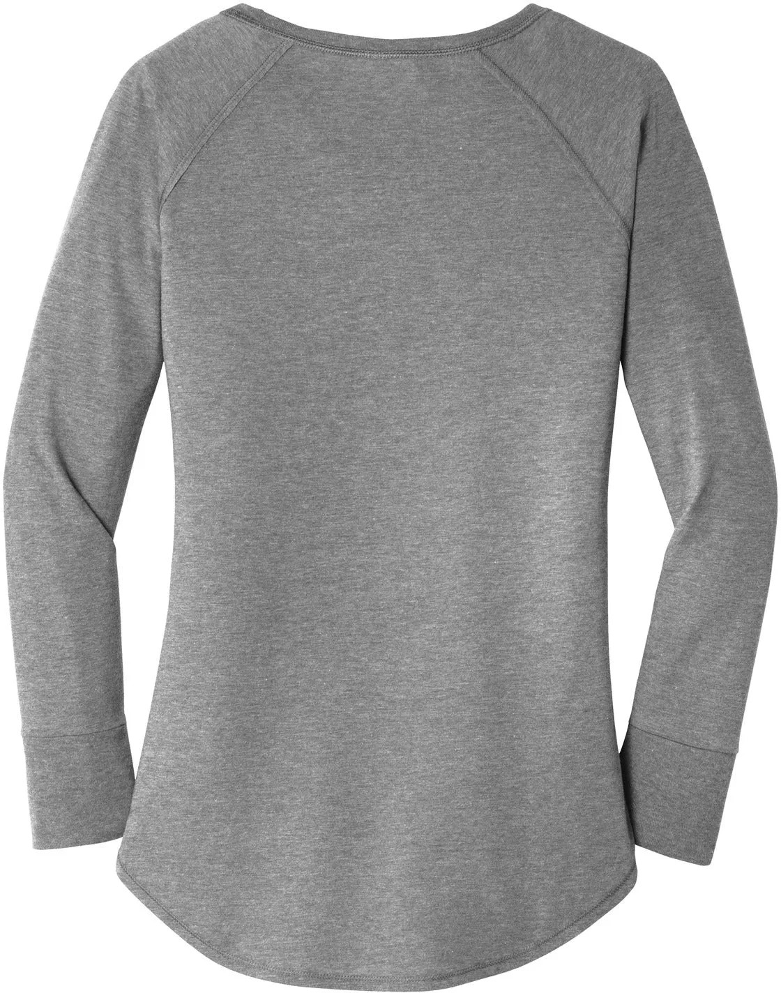 District Ladies Perfect Tri Long Sleeve Tunic Tee