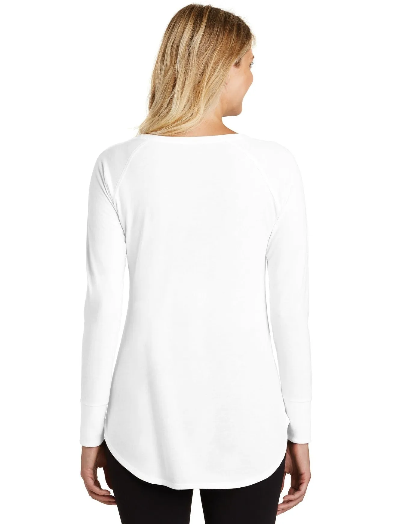 District Ladies Perfect Tri Long Sleeve Tunic Tee