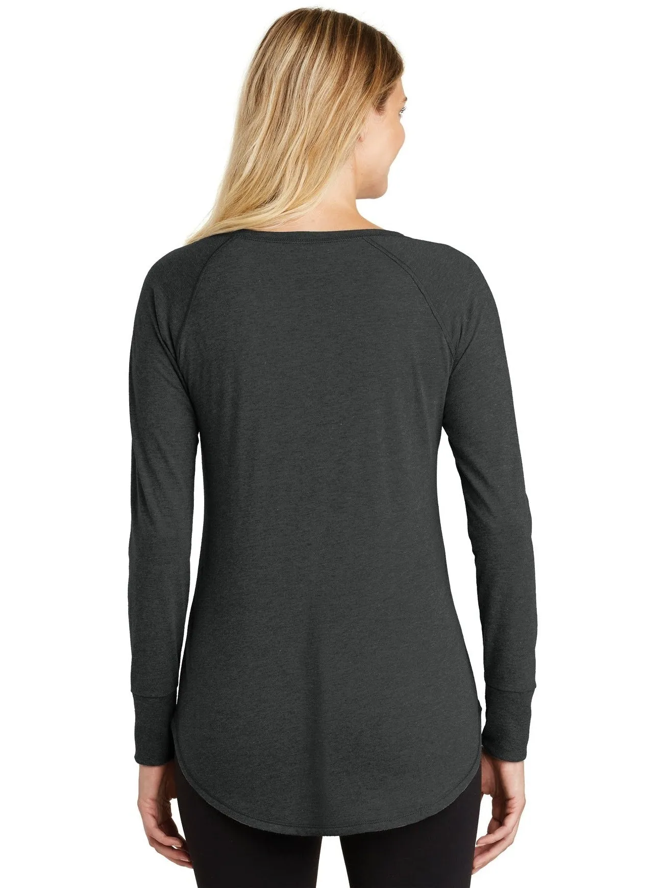 District Ladies Perfect Tri Long Sleeve Tunic Tee