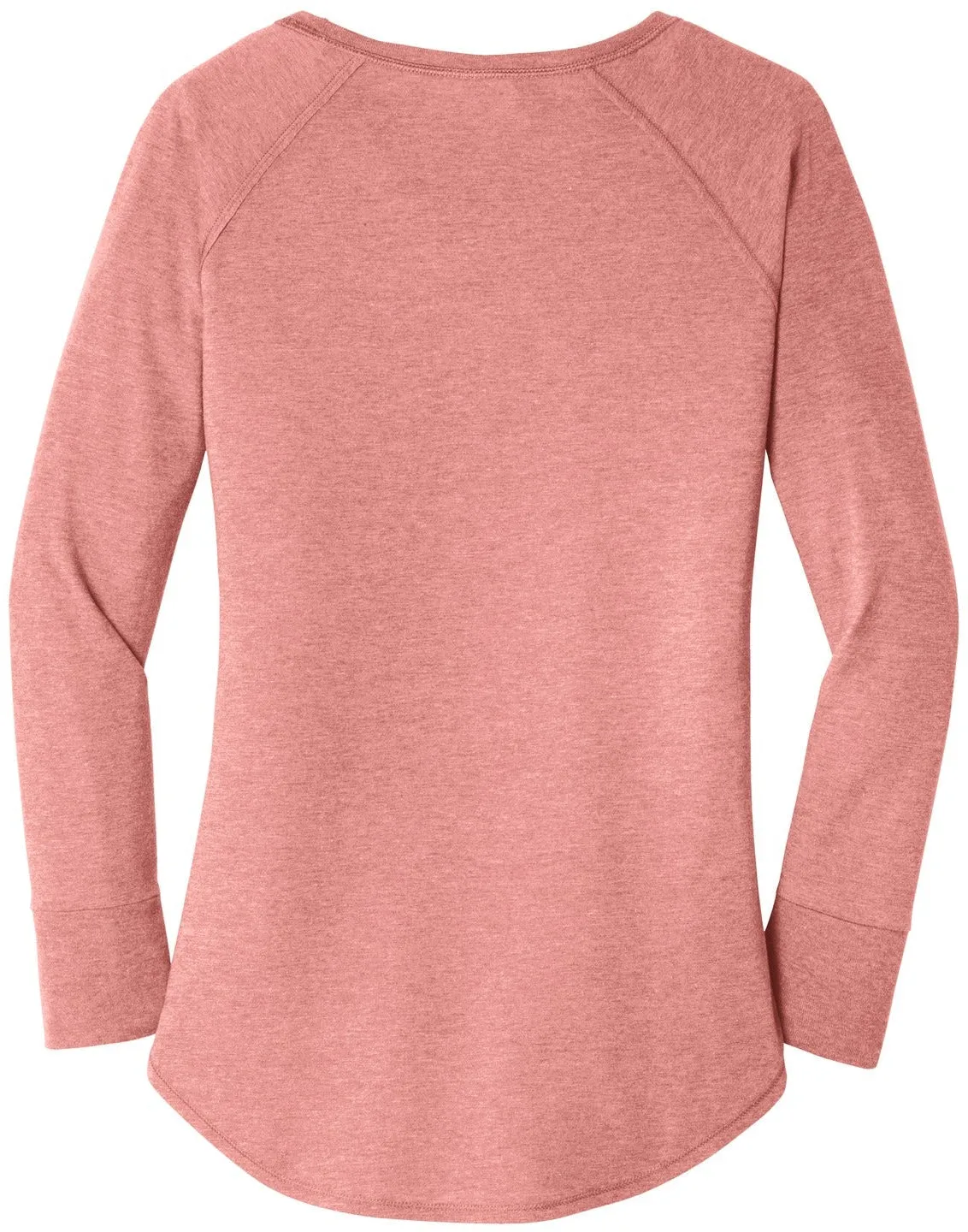 District Ladies Perfect Tri Long Sleeve Tunic Tee