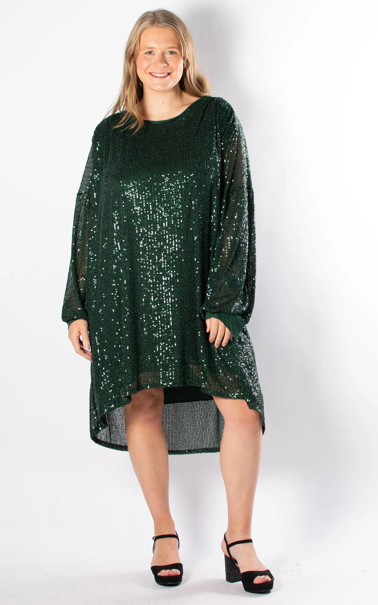 Dixie Tie Back Tunic Dress | Green