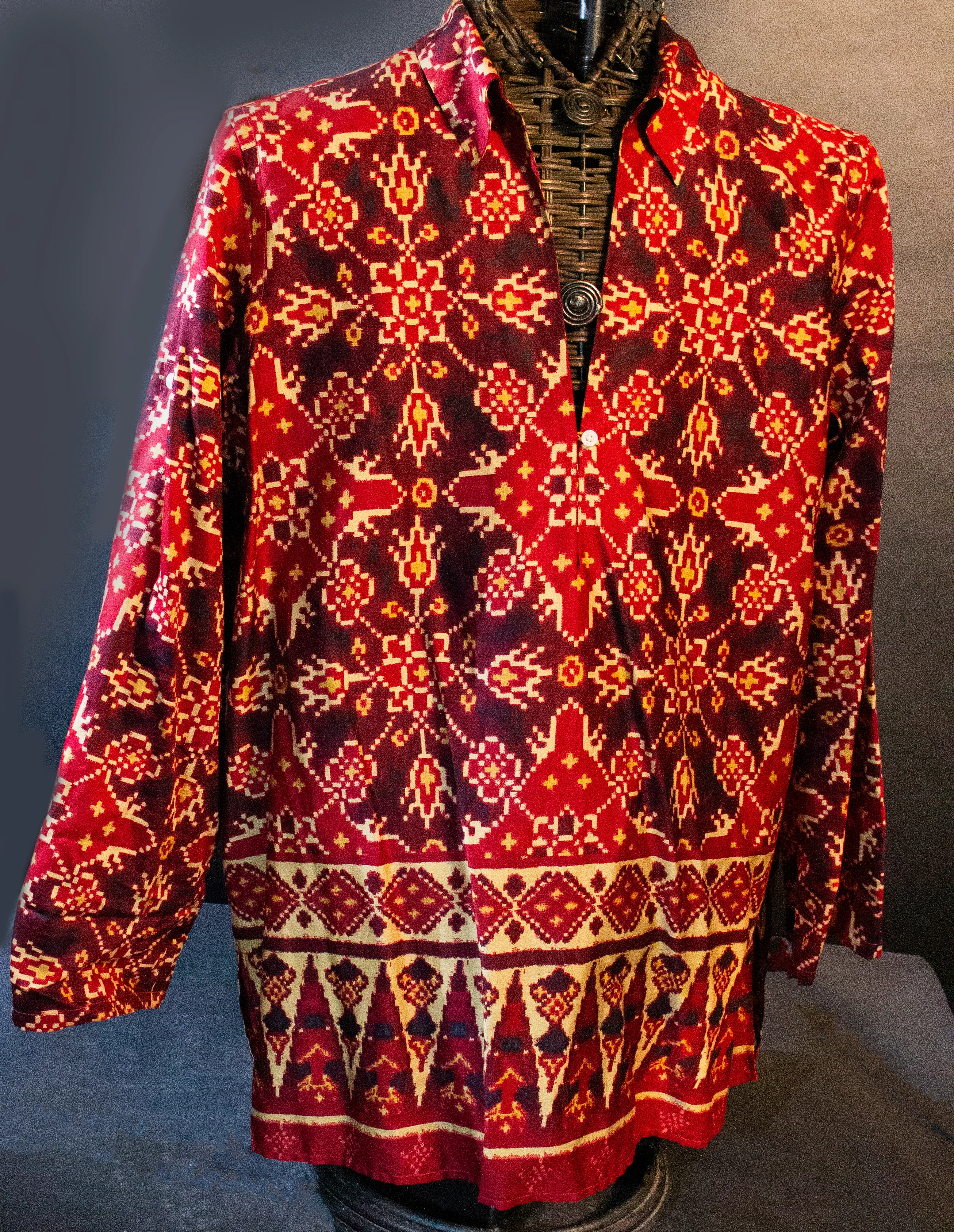 Double Ikat Patola Tunic by Ralph Lauren