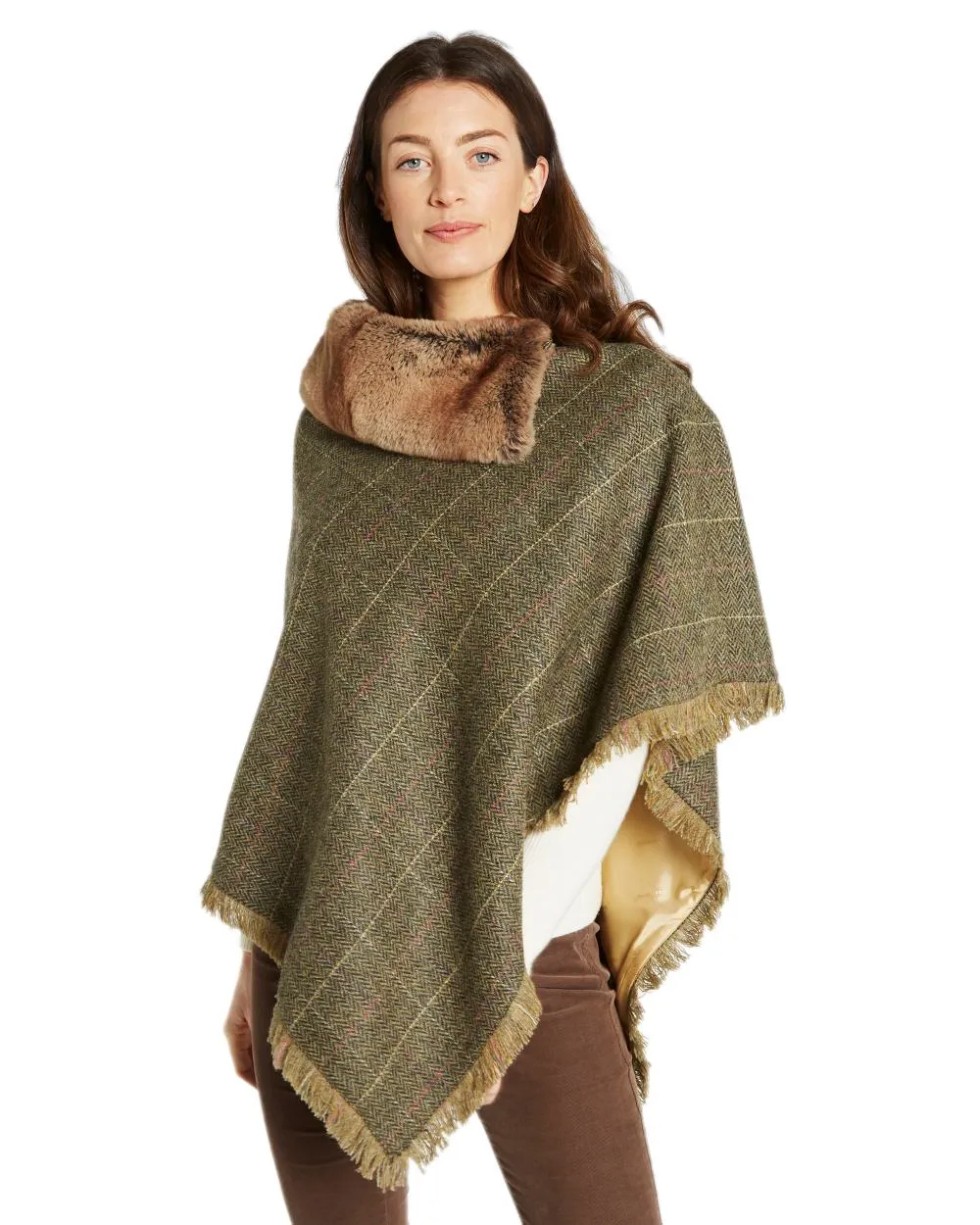 Dubarry Womens Silverfir Tweed Poncho