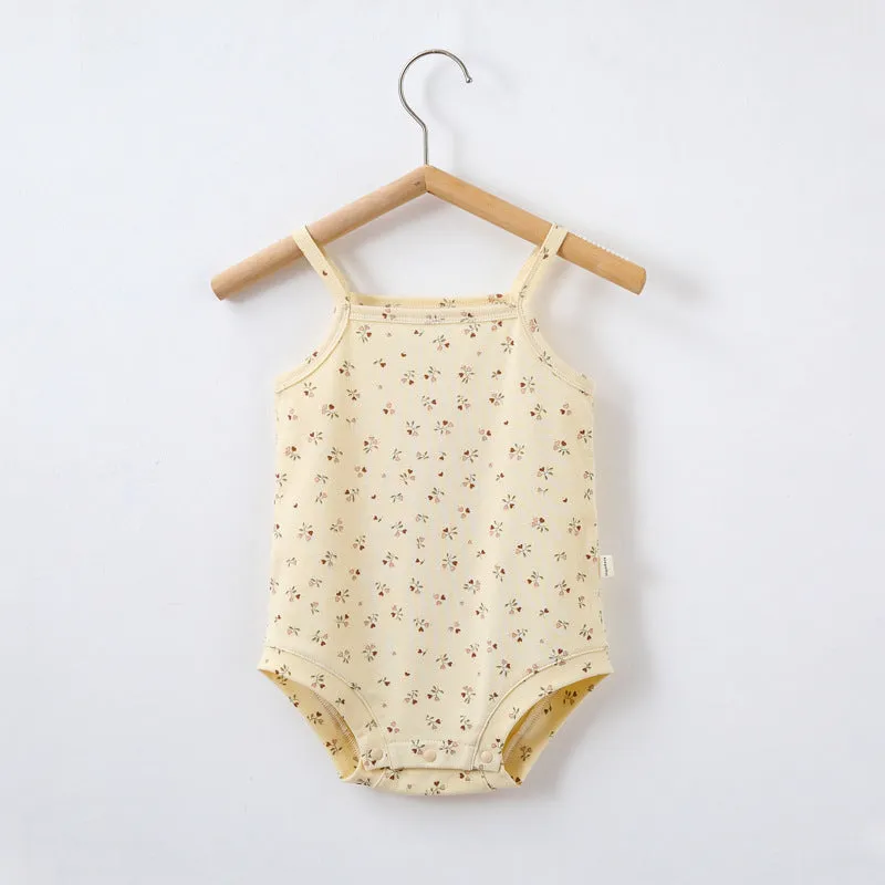 EARTHY Fruits and Flowers Summer Cotton Onesie (Take 2 for $36)