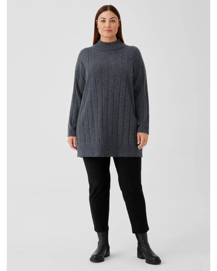 Eileen Fisher Cashmere High Neck Tunic