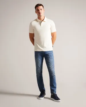 Elvvis Slim Fit Stretch Jeans Mid-Blue