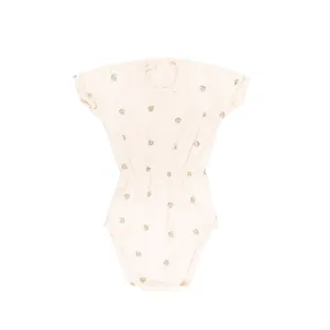 Ely's & Co Vintage Floral- Cream Floral - Romper