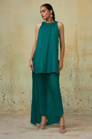 Emerald Crushed Tunic