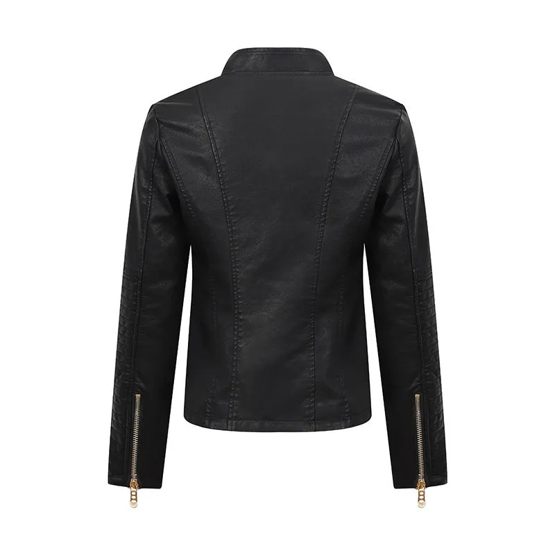 Fashion Best-seller Leather Jacket Coat Women