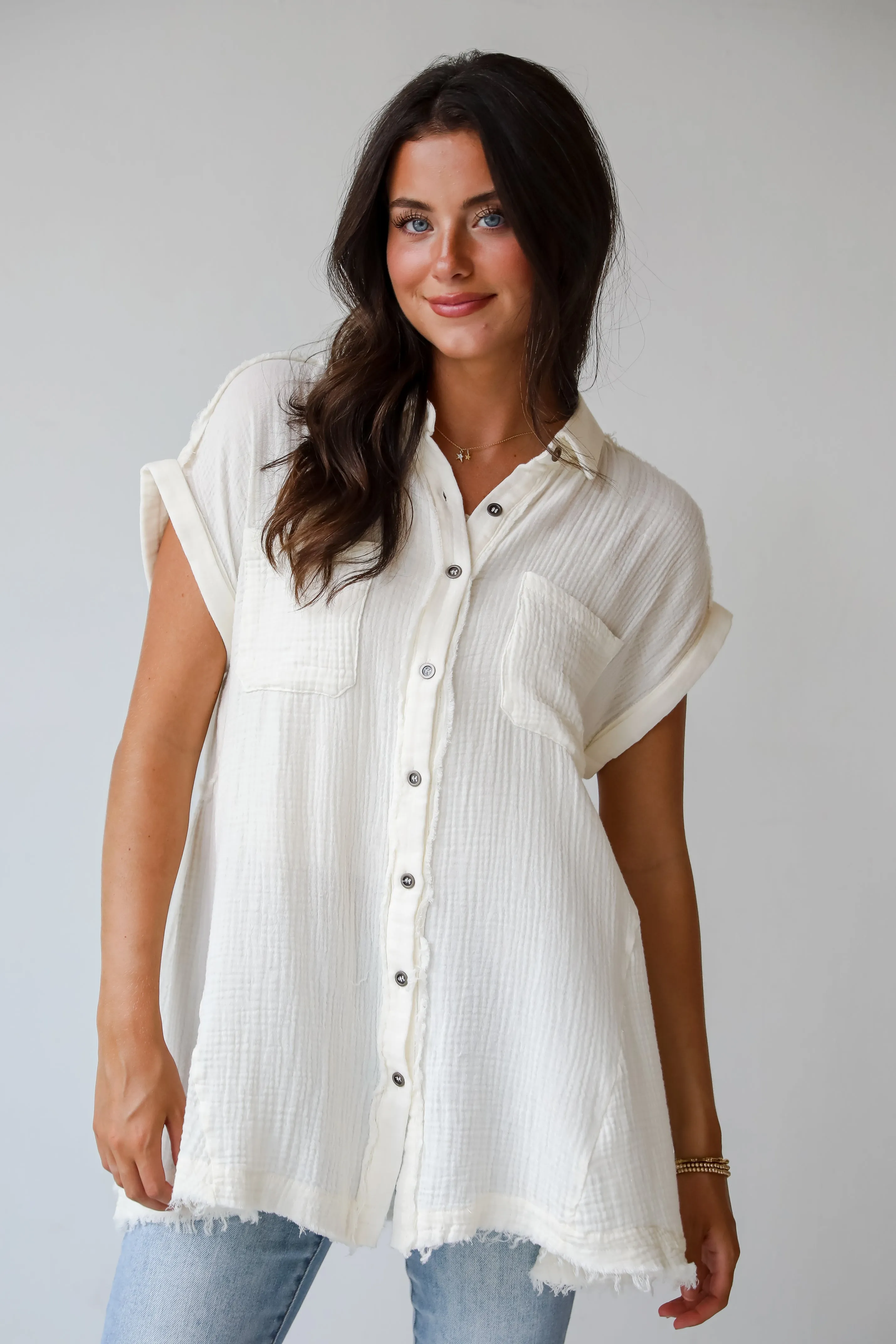 FINAL SALE - Remarkably Darling Linen Tunic