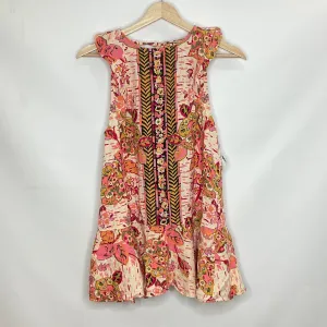 Floral Print Tunic Sleeveless Free People, Size Xs