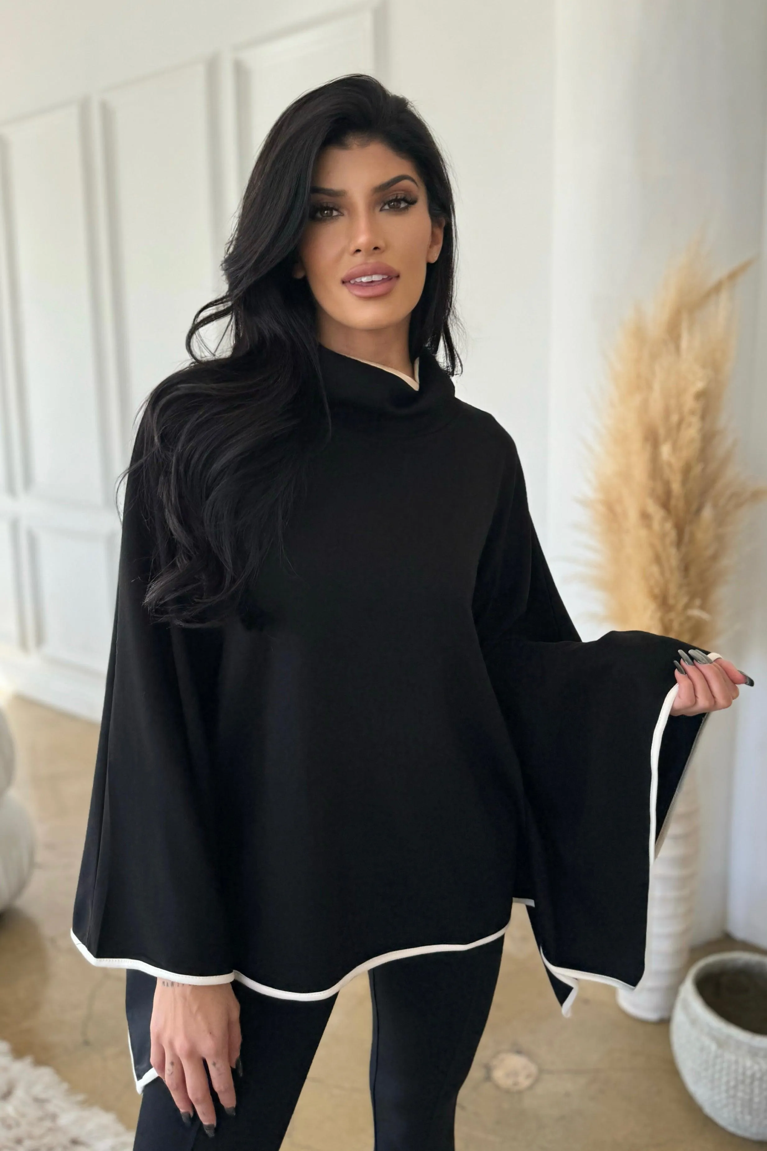 FLORENCE PONCHO SWEATER