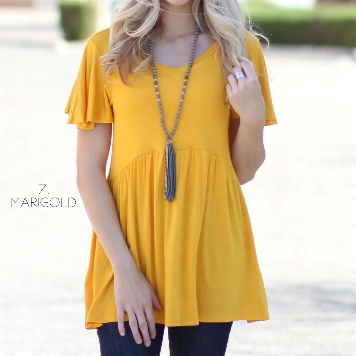 Flowy Peplum Tunic | S-XL